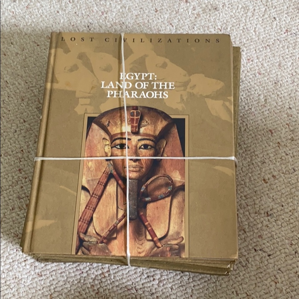 TIME LIFE BOOKS, five volume of lost civilizations